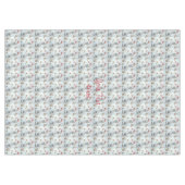 クリスマスに訪れるのかわいいネズミの雪景色 テーブルクロス (正面(横))