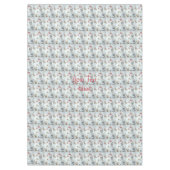 クリスマスに訪れるのかわいいネズミの雪景色 テーブルクロス (正面)