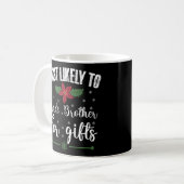 クリスマスに贈り物を贈るために兄と交換する可能性が最も高い コーヒーマグカップ (正面左)
