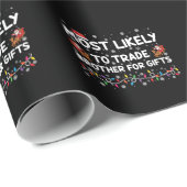 クリスマスに贈り物を贈るために兄と交換する可能性が最も高い ラッピングペーパー (ロールコーナー)