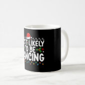 クリスマスに踊ってそうな家族 コーヒーマグカップ (正面右)
