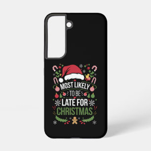 クリスマスに遅刻しそうなユーモラスな家族 SAMSUNG GALAXY S22ケース