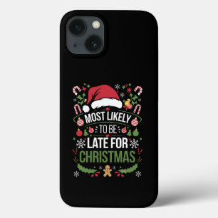 クリスマスに遅刻しそうな楽しい家族 iPhone 13ケース