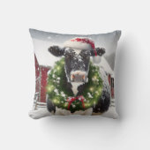 クリスマスに過ごすリース クッション (正面)