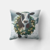 クリスマスに過ごすリース クッション (裏面)