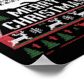 クリスマスに醜いウサギ ポスター (角)