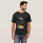 クリスマスに醜いニューファンドランド犬 Tシャツ (正面フル)