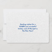 クリスマスに開催される海岸熱帯魚の海 シーズンカード (裏面)