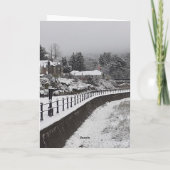 クリスマスに雪が降る カード (裏面)