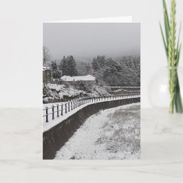 クリスマスに雪が降る カード