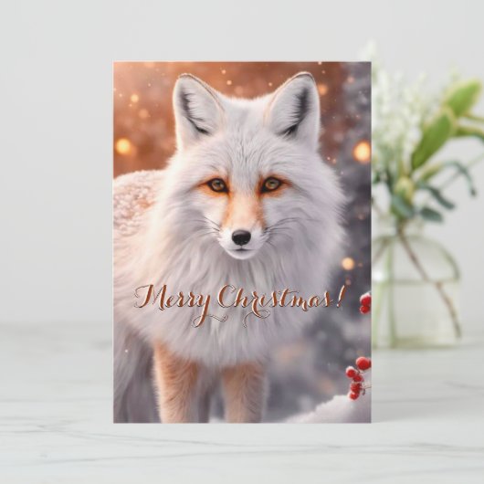 クリスマスに雪の走たキツネ (スタンド正面)