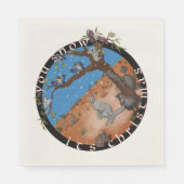 クリスマスに雪を降ろせ – オージーの裏返しナプキン スタンダードランチョンナプキン (正面)