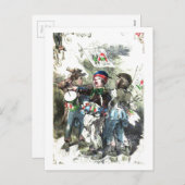 クリスマスに音楽を作る子どもたち シーズンポストカード (正面/裏面)