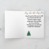 クリスマスに飼い犬を亡くしたこと 招待状 (内部)