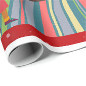 クリスマスに黒人の女の子たち ラッピングペーパー (ロールコーナー)