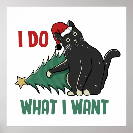 クリスマスに黒猫の休日を過ごしたいことをする ポスター (正面)