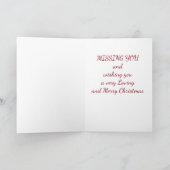 クリスマスに「サービスマン」まで何マイルも シーズンカード (内部)