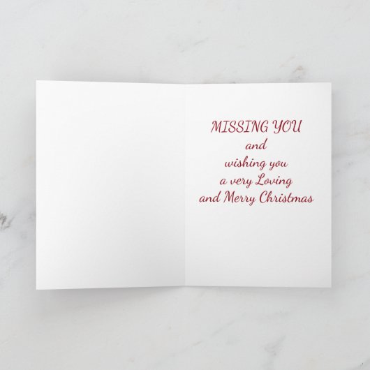 クリスマスに「サービスマン」まで何マイルも シーズンカード (内部)