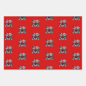 クリスマスにSockMonkeyハンター兄弟 ラッピングペーパーシート (正面2)