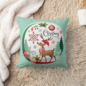 クリスマスのあたたかな輪 クッション (ブランケット)