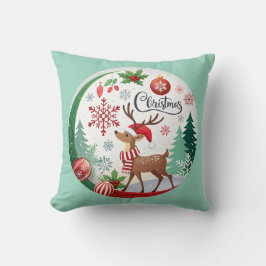 クリスマスのあたたかな輪 クッション