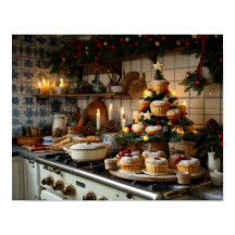 クリスマスのあったかスイーツツリーのキッチンインテリア