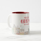 クリスマスのあったかホーム ツートーンマグカップ (正面左)
