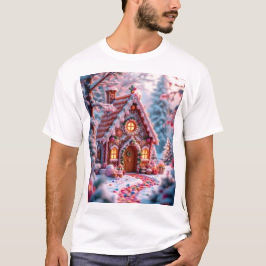 クリスマスのある冬を楽しんで Tシャツ (正面)
