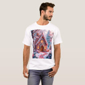 クリスマスのある冬を楽しんで Tシャツ (正面フル)