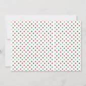 クリスマスのいけな休暇または素敵な招待 招待状 (裏面)