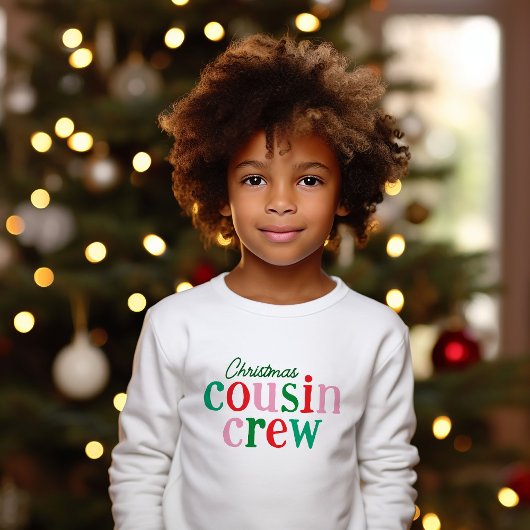 クリスマスのいとこのクルーのマッチング家族