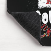 クリスマスのいとこのクルー水牛レッドプライドパジャマFa マウスパッド (コーナー)