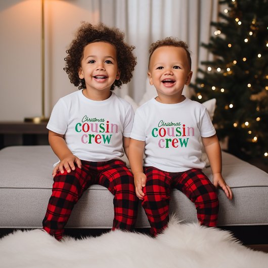 クリスマスのいとこクルーお揃いファミリー ベビーTシャツ