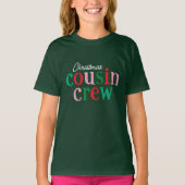 クリスマスのいとこクルーマッチングファミリー Tシャツ (正面)
