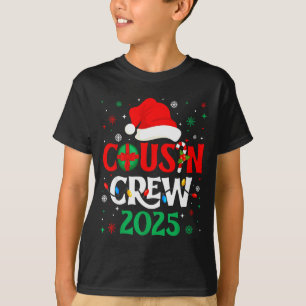 クリスマスのいとこクルー 2025 クリスマス おもしろ マッチング ファミリー Tシャツ