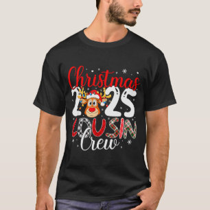 クリスマスのいとこクルー 2025 マッチング ファミリー クリスマスパジャマ Tシャツ