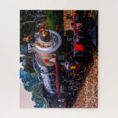 クリスマスのおじいちゃん。 ジグソーパズル (縦)