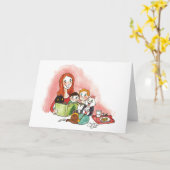 クリスマスのおはなしタイムカード カード (黄色い花)