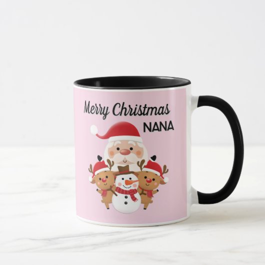 クリスマスのおばあちゃんへのギフトマグ マグカップ (右)