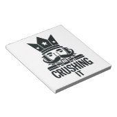 クリスマスのおもしろいくるみ割り ノートパッド (アングル)