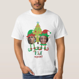 クリスマスのおもしろいを楽しもうパーソナライズされた Tシャツ