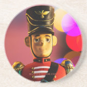 クリスマスのおもちゃの兵隊のフィギュア SlipperyJoe ゲイプライドギフト LGBTQIA  コースター (正面)