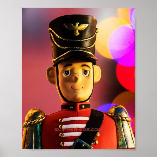 クリスマスのおもちゃの兵隊のフィギュア SlipperyJoe ゲイプライドギフト LGBTQIA ポスター (正面)