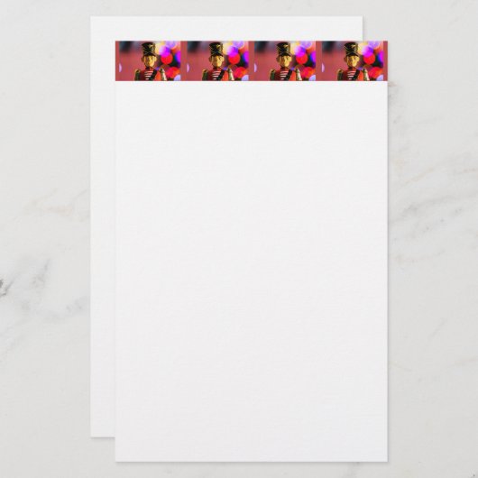 クリスマスのおもちゃの兵隊のフィギュア SlipperyJoe ゲイプライドギフト LGBTQIA  便箋 (正面/裏面)