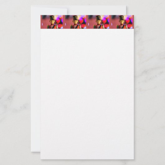 クリスマスのおもちゃの兵隊のフィギュア SlipperyJoe ゲイプライドギフト LGBTQIA  便箋 (正面)