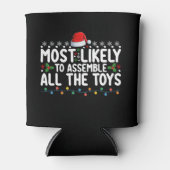 クリスマスのおもちゃをすべて組み立てる可能性が最も高い 缶クーラー (正面)