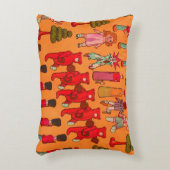 クリスマスのおもちゃヴィンテージ遊子 アクセントクッション (正面(垂直))