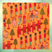 クリスマスのおもちゃヴィンテージ遊子 ウィンドウサイン (シート3)