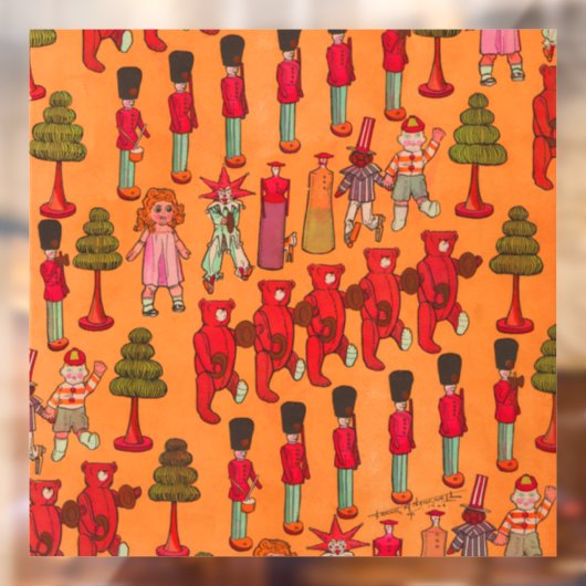 クリスマスのおもちゃヴィンテージ遊子 ウィンドウサイン (シート2)