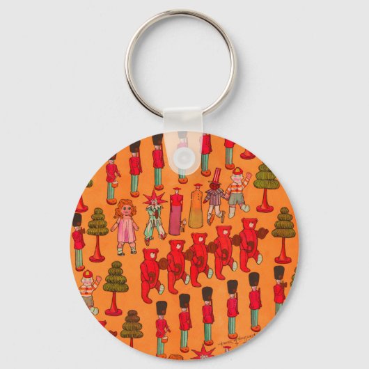 クリスマスのおもちゃヴィンテージ遊子 キーホルダー (正面)